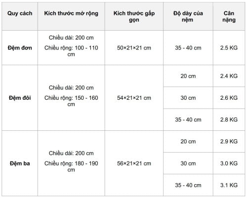 Vỏ Đệm Hơi 2 Mặt CC Outdoor